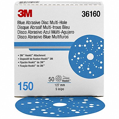 Hook-and-Loop Sand Disc 5 in Dia PK200