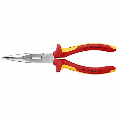 Bent Long Nose Plier 8 L Serrated