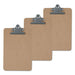 CLIPBOARD,8.5"X14",3/PK