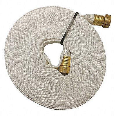 Layflat Garden Hose 5/8 x50 ft White