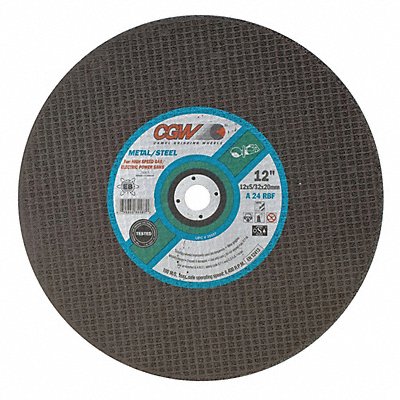 CutOff Whl 14x5/32x20mm A24RBF Metal DR