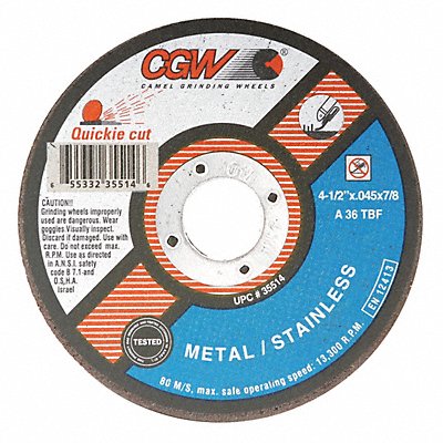 CutOff Whl 4.5x0.045x7/8 T1 ZA36-T-BF