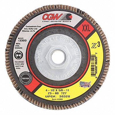 Flap Disc 4.5x7/8 T27 Z3 XXL 80G