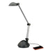 LAMP,LED,TWINARM,USB,BK