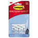 HOOK,WIRE,4STR,3/PK,CLR