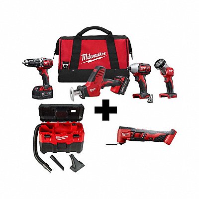 M18 4PC Tool Kit M18 Vac M18 MultiTool