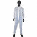 Collared Coverall Elastic White XL PK25