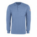 Ls Fr Interlock Henley Lb 6.25 Oz