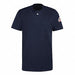 Interlock Tee Navy SS FR 4XL