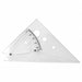 Triangle Polystyrene Transparent 10in