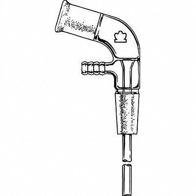 Adapter 315 mm L 24/40 24/40 Clear