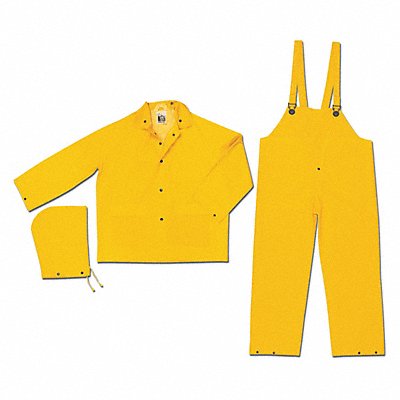 Industry Grade Pvc Poly Suit 3 Pc Ye 3XL