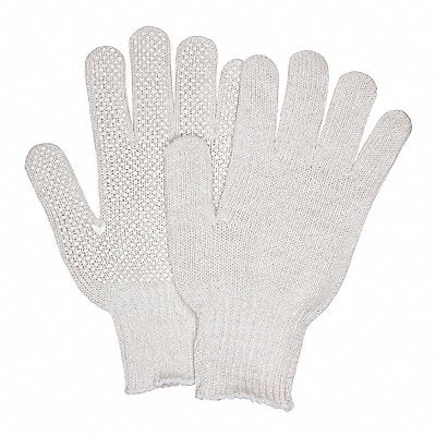 Regular Weight Cotton Poly White S PK12