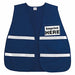 Incident Vest Blue White Reflective