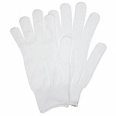 Knit Gloves Nylon White XL PK12