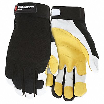 Fasguard White Grain Goatskin Yellow XL