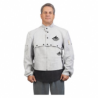 Leather Welding Cape Jacket Xxl