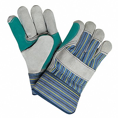 J3479 Leather Gloves Gray M PK12