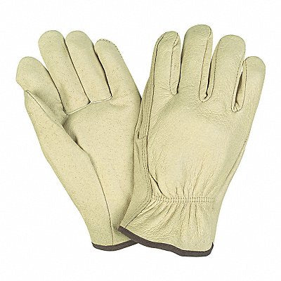 J3534 Leather Gloves Beige L PK12