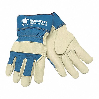 J3489 Leather Gloves Beige XL PK12