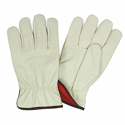 Leather Gloves Beige XL PK12