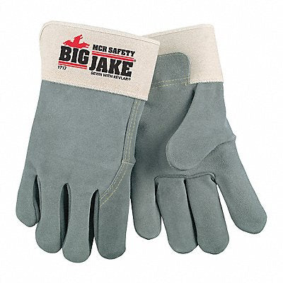 Leather Gloves Gray XL PK12