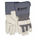 Leather Gloves Beige M PK12