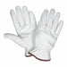 J3549 Leather Gloves White L PK12