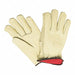 Leather Gloves Beige L PK12