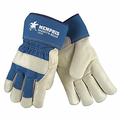 Leather Gloves Beige M PK12