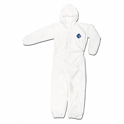 Tyvek Coverall W Hood L PK25