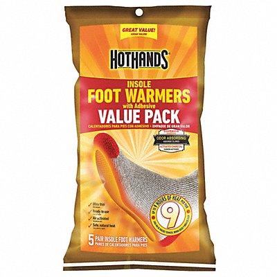 Foot Warmer 7-3/4 in x 2-3/4 in PK5