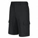 Cargo Shorts Black Cotton/Polyester