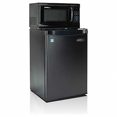 Refrigerator and Microwave 2.6cu.ft. Blk