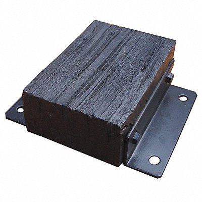 Dock Bumper 12x4-1/2x14 in Rubber