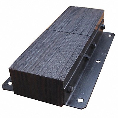 Dock Bumper 24x4-1/2x13 in Rubber