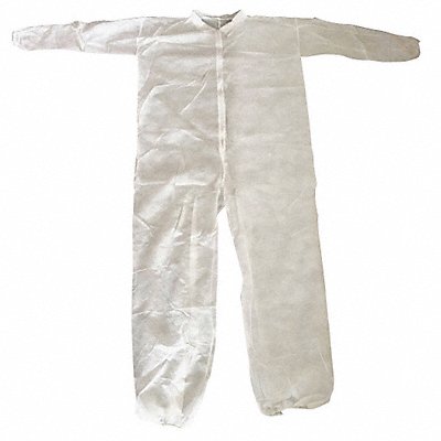 G6092 Coveralls XL Wht Polypropylene PK25