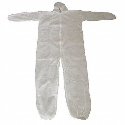 Coveralls 4XL Wht Polypropylene PK25