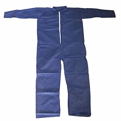 G6091 Coveralls 4XL Blue Polypropylene PK25