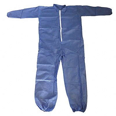 G6092 Coveralls 5XL Blue Polypropylene PK25