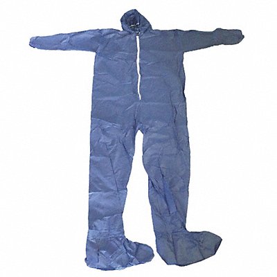 Coveralls L Blue Polypropylene PK25