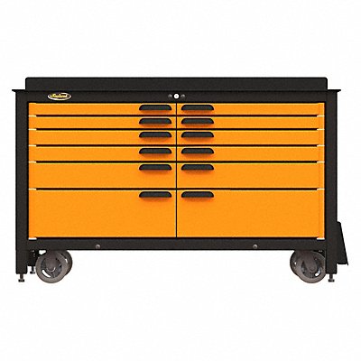 Rolling Tool Cabinet Blk Ind Prem Duty