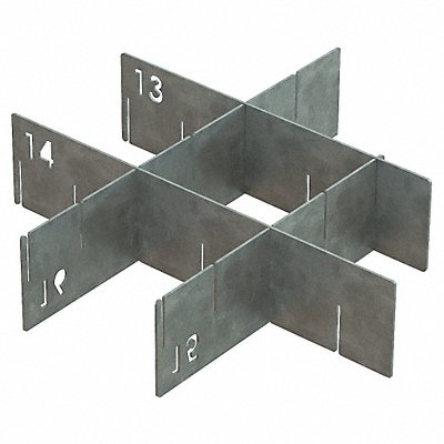 SS Drawer Divider Set 1/16 in W