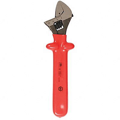 Adj. Wrench Insulated Rubber Natural 10 