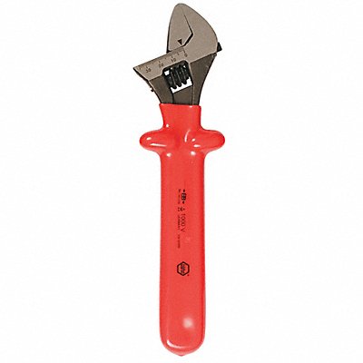 Adj. Wrench Insulated Rubber Natural 8 