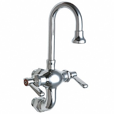 Gooseneck Chrome Chicago Faucets 1.5gpm