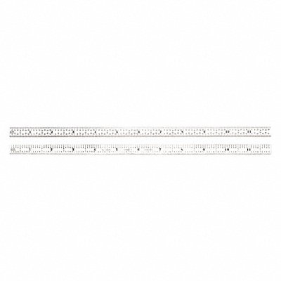 Ruler Full Flexible Steel 12 L x 1/2 W