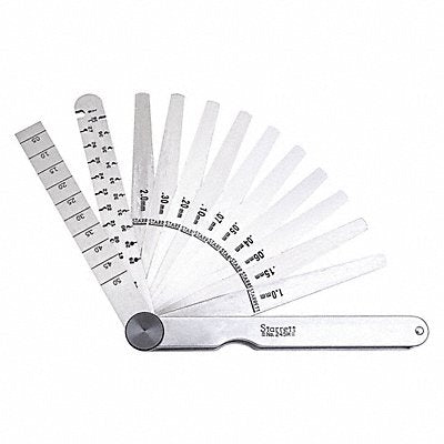 Feeler Gauge Set with Wire  Taper Gauge