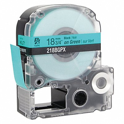 Black Ink/Green Tape 3/4 W