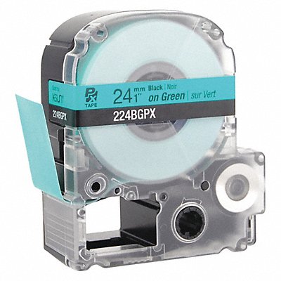 Black Ink/Green Tape 1 W